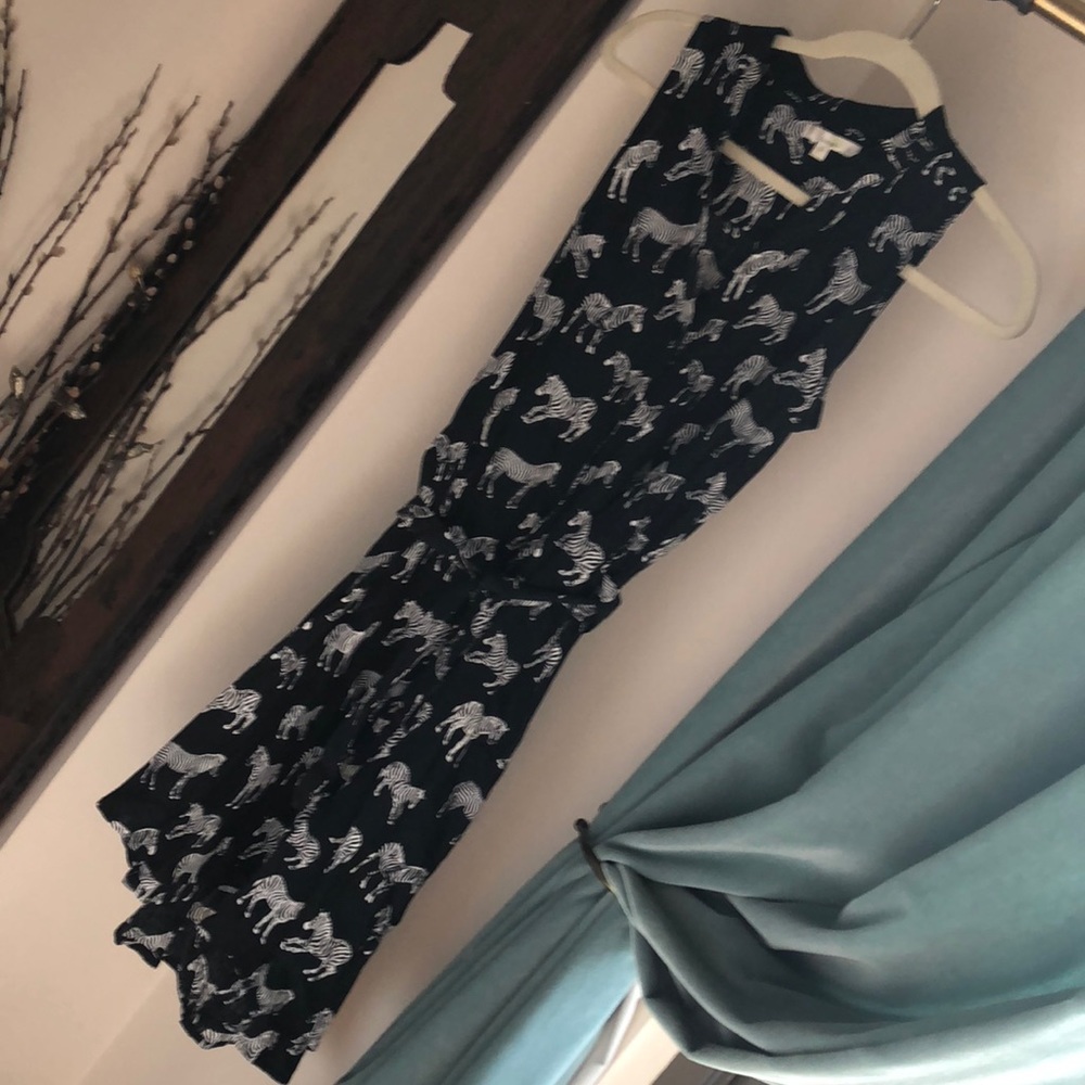 Zebra print dress